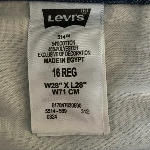 Men’s Levi’s 514 Slim Straight Jeans - Picture 10 of 10